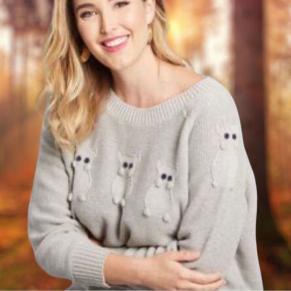 Modcloth Sweaters - Modcloth Critter Credibility Embellished Pullover Sweater Medium